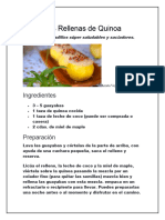 Guayabas Rellenas de Quinoa