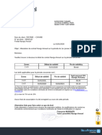 Zones Début de Validité Fin de Validité: 95905 Cergy Pontoise Cedex 9