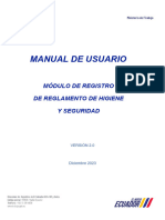 Manual de Aprobaci N de Reglamento de Higiene y Seguridad