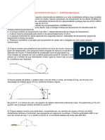 Lista de Exercicios Aula 7 Química Industrial 2023