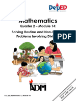 Math3 - Q2 - Mod14 - Solving Routine and Non-Routine Problems Involving Division - V2