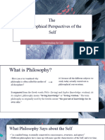 Philosophical Perspectives of The Self