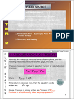 Chapter 2 - Fluid Statics