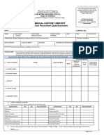 Medical History Questionnaire