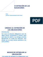 Unidad 12 Extinción de Las Obligaciones