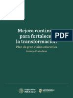 Plan de Gran Visión Educativa - Consejo Ciudadano