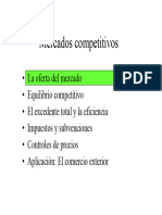 Mercados Competitivos