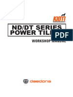 Kioti Daedong Nd80, Nd100, Nd130, Nd8d (E), Nd10d (E), Dt8d (E), Dt10d (E) Power Tillers Service Manual