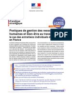 2011 Note Analyse Pratiques Gestion RH Et Bien-Être Au Travail CAS