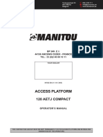 Manitou 120 AETJ COMPACT Operator's Manual