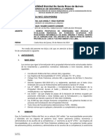 Informe de Propuesta de Ordenanza Municipal