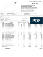 Factura Electrónica de Venta No. MKV - 458637: Codígo Descripción Sec Cant P.Unitario Precio Total Dcto Total