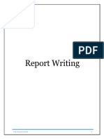 Report Writing