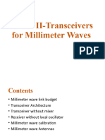 Transceivers For Millimeter Waves