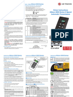 Allison 3000 Automatic Transmission Driver Instructions