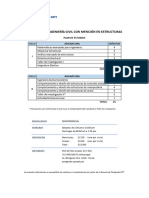 Maestría en Ingeniería Civil Con Mención en Estructuras - Semipresencial