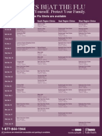 Flu Schedule 2011