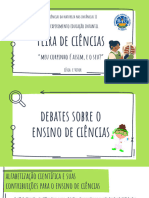 Feira de Ciências - Corpo Humano E.I. - Lívia Lapuente e Vitor Saquete