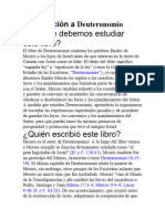 Libro de Deuteronomios