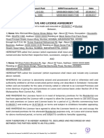 Leave and License Agreement: Particulars Amount Paid GRN/Transaction Id Date