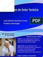 Presentación Dolor Toracico. Prof. Quintero