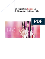 MRKTNG Analysis Lakme