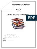 Yr 9 Study Skills and Revision Booklet