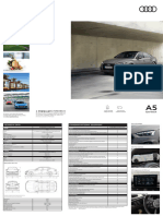 Audi A5 Sportback Spec Sheet Mar 2022