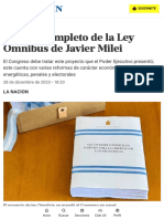 Proyecto de Ley Mandado Al Congreso