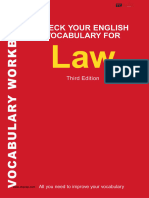 Check Your English Vocabulary For Law