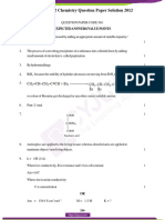 CBSE Class 12 Chemistry Question Paper Solution PDF 2012 Set 1