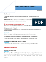 Additional Resources Chapter One Study Pack 1