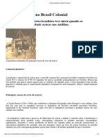 Crise Do Açúcar No Brasil Colonial