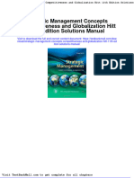 Full Download Strategic Management Concepts Competitiveness and Globalization Hitt 11th Edition Solutions Manual PDF Full Chapter