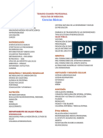 Temario Examen Profesional UAG