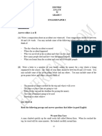 Zimbabwe Primary School ZIMSEC Grade 5 English Exam Paper 2 Set 1