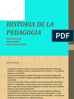 Diapositivas Historia de La Pedagogia