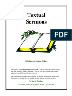 Textual Sermons by Mark A. Copeland