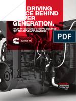 The Driving Force Behind Power Generation.: Fully Integrated G-Drive Engines For Multiple Applications