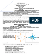 Orientação e Localização - Pontos Cardeais e Outras Referências