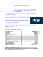 Cost Volume Profit Analysis (With Leverage)