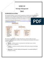 KMBN 301 Strategic Management Unit 2