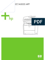 HP Laserjet M3027/M3035 MFP: User Guide