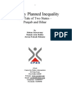 Centrally Planned Inequality Punjab Bihar