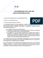 Instalacion Impresora Fiscal PNP Usb