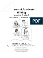 Engl7 - Q4 - M2 - W1-FeaturesOfAcademicWriting - JeneferAbul - V1-Reviewed