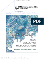 Dwnload Full Brock Biology of Microorganisms 13th Edition Madigan Test Bank PDF