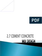 2.2 - Cement Concrete Mix Design