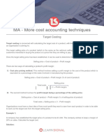 46 Target Costing Notes