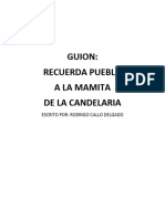 Guion Recuerda Pueblo A La Mamita de La Candelaria